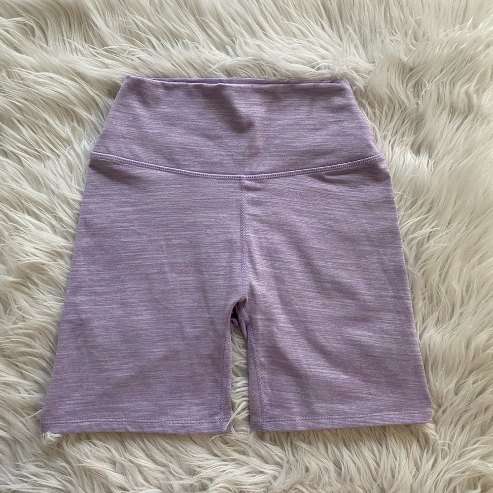 Crop Shop Boutique Purple Marl Shorts